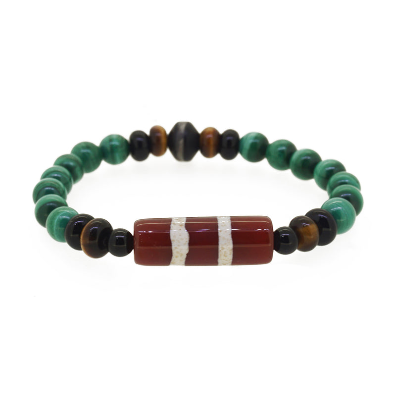 Mixed Gems with Tibetan Dzi Beads - Gaea | Crystal Jewelry & Gemstones (Manila, Philippines)