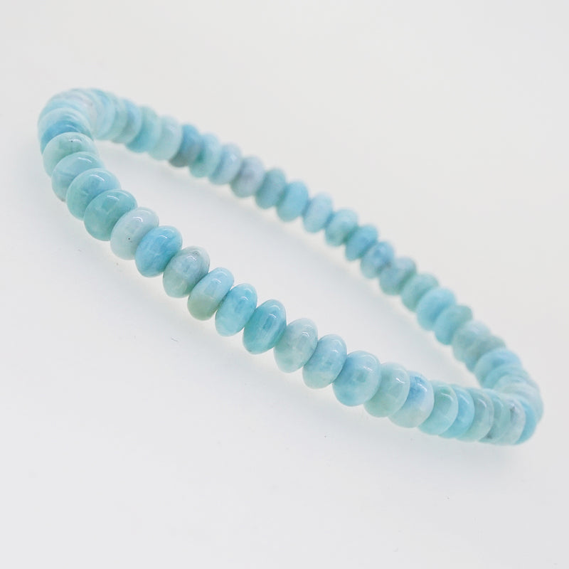 A-Grade Larimar Rondelle - Gaea | Crystal Jewelry & Gemstones (Manila, Philippines)