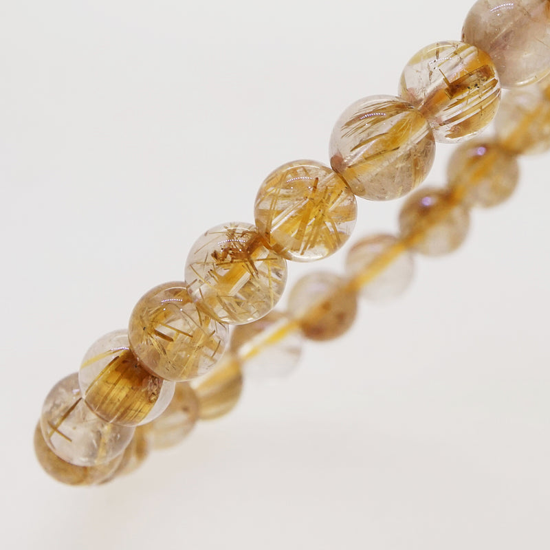 A-Grade Golden Rutilated Quartz 7mm - Gaea | Crystal Jewelry & Gemstones (Manila, Philippines)