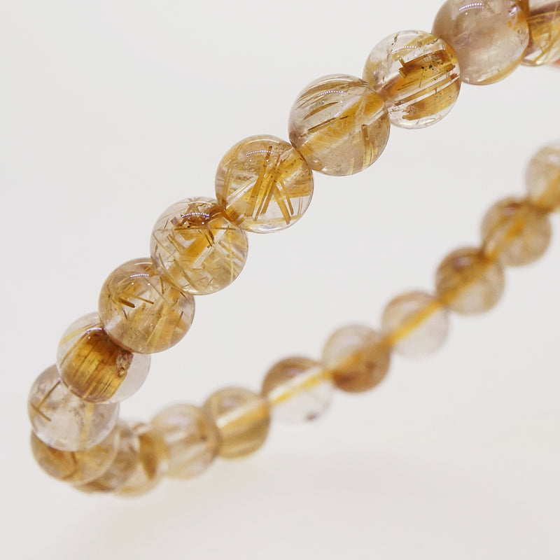 A-Grade Golden Rutilated Quartz 7mm - Gaea | Crystal Jewelry & Gemstones (Manila, Philippines)