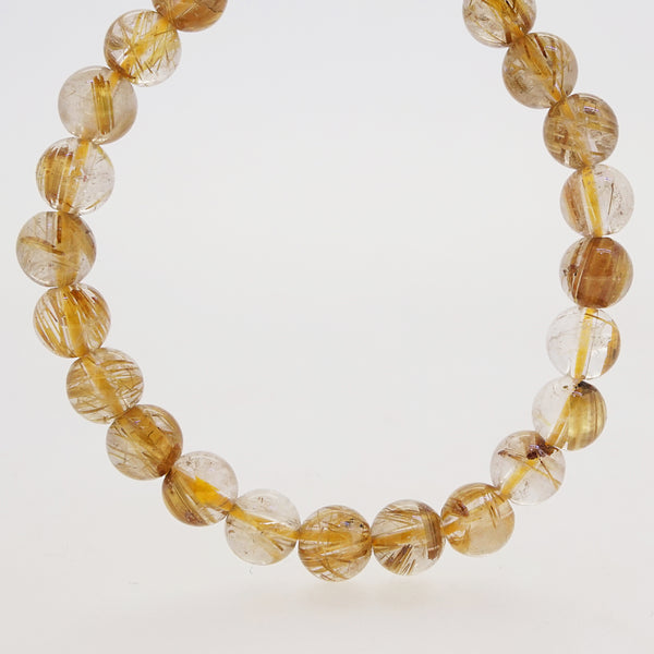 A-Grade Golden Rutilated Quartz 7mm - Gaea | Crystal Jewelry & Gemstones (Manila, Philippines)