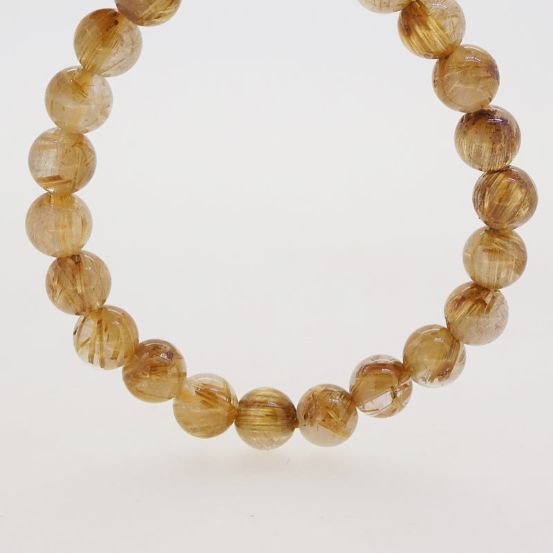 Golden Rutilated Quartz 8mm - Gaea | Crystal Jewelry & Gemstones (Manila, Philippines)