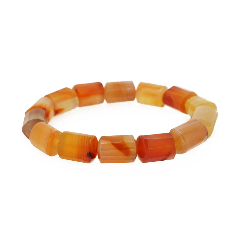 Carnelian Faceted Cylinder - Gaea | Crystal Jewelry & Gemstones (Manila, Philippines)
