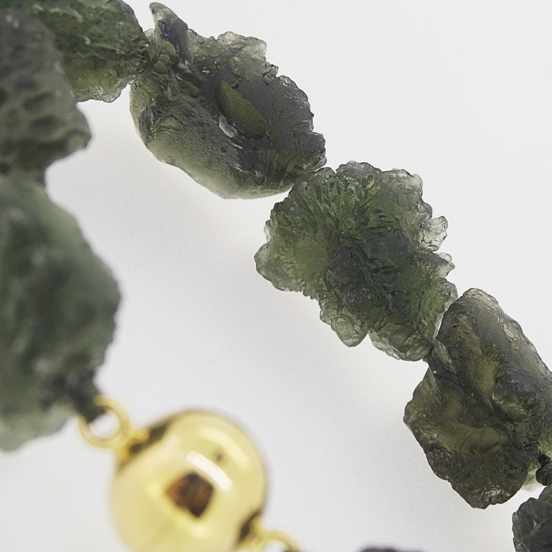 Raw Moldavite with Clasp - Gaea | Crystal Jewelry & Gemstones (Manila, Philippines)