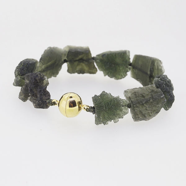 Raw Moldavite with Clasp - Gaea | Crystal Jewelry & Gemstones (Manila, Philippines)