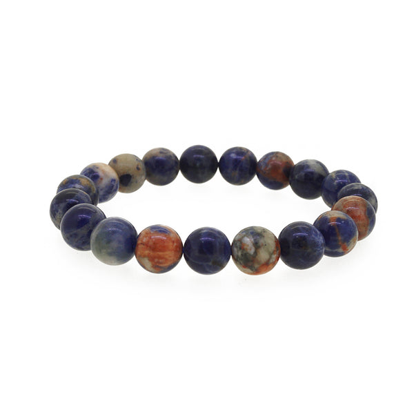 Orange and Blue Sodalite 10mm - Gaea | Crystal Jewelry & Gemstones (Manila, Philippines)