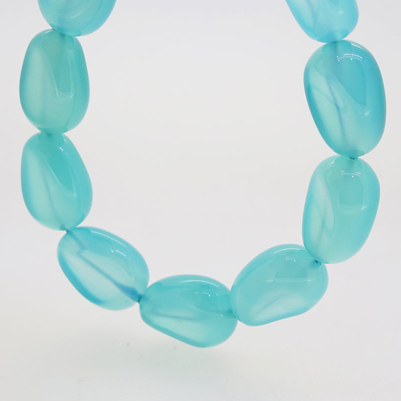 Blue Chalcedony Tumble - Gaea | Crystal Jewelry & Gemstones (Manila, Philippines)