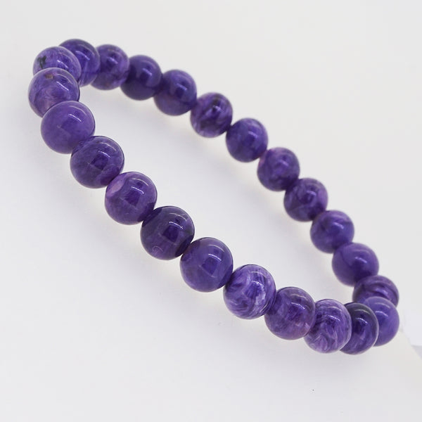 A-Grade Charoite 8mm - Gaea | Crystal Jewelry & Gemstones (Manila, Philippines)