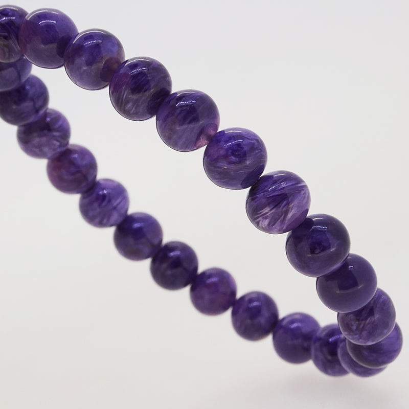 A-Grade Charoite 8mm - Gaea | Crystal Jewelry & Gemstones (Manila, Philippines)