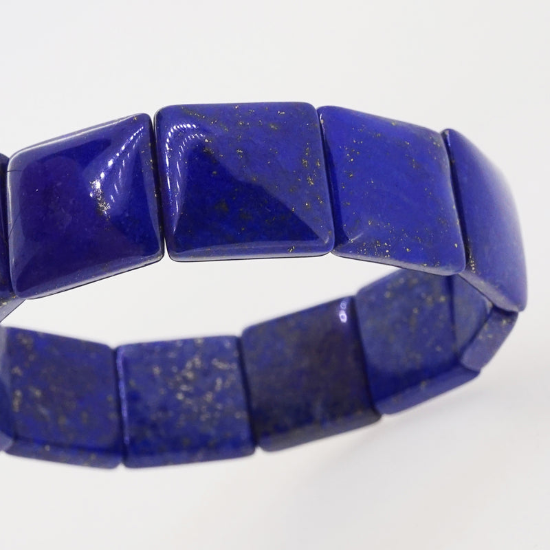 A-Grade Lapis Lazuli Square Bangle - Gaea | Crystal Jewelry & Gemstones (Manila, Philippines)