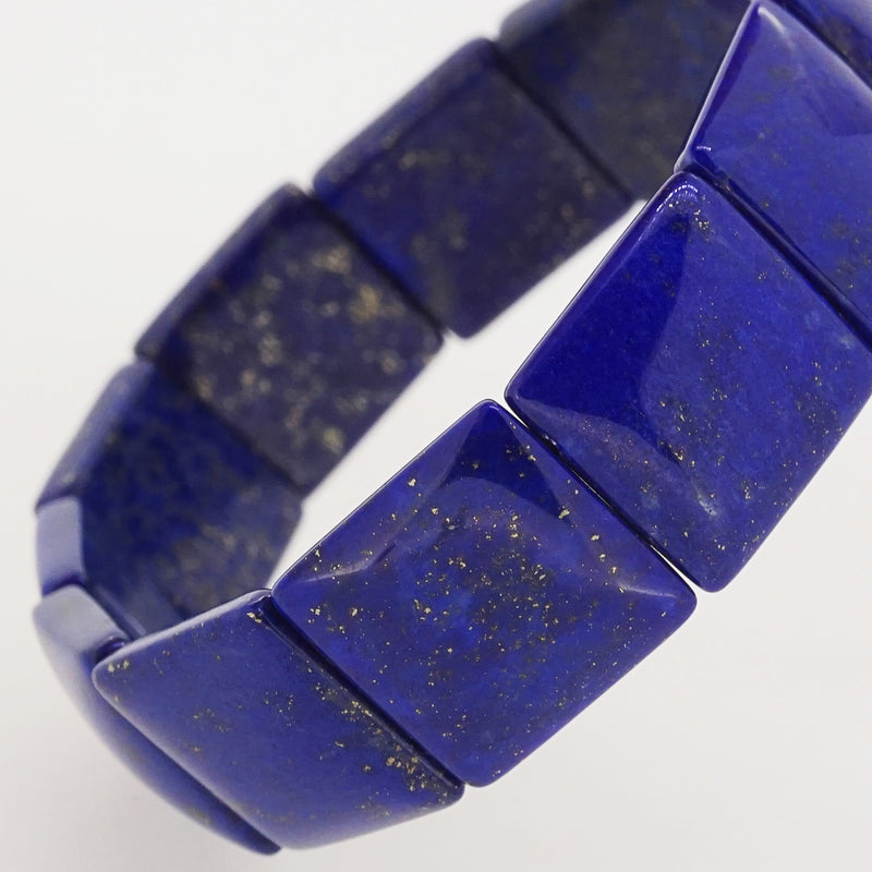 A-Grade Lapis Lazuli Square Bangle - Gaea | Crystal Jewelry & Gemstones (Manila, Philippines)