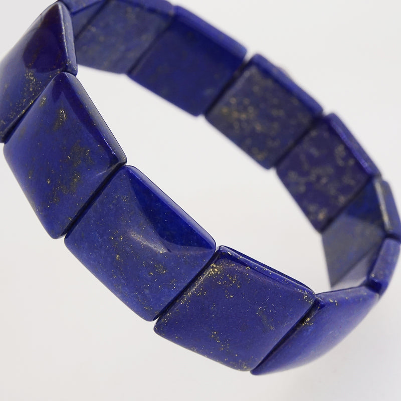 A-Grade Lapis Lazuli Square Bangle - Gaea | Crystal Jewelry & Gemstones (Manila, Philippines)