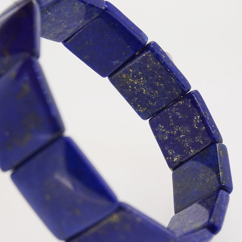 A-Grade Lapis Lazuli Square Bangle - Gaea | Crystal Jewelry & Gemstones (Manila, Philippines)