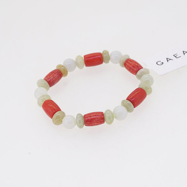 Burma Jade and Japanese Red Coral (For Baby) - Gaea | Crystal Jewelry & Gemstones (Manila, Philippines)