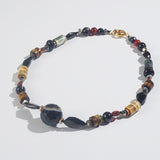 Tiger Eye, Botswana Agate, Hypersthene, Onyx, Plated Hematite - Gaea