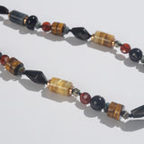 Tiger Eye, Botswana Agate, Hypersthene, Onyx, Plated Hematite - Gaea