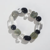 Labradorite, Black Onyx, and Clear Quartz Mixed Gemstones - Gaea