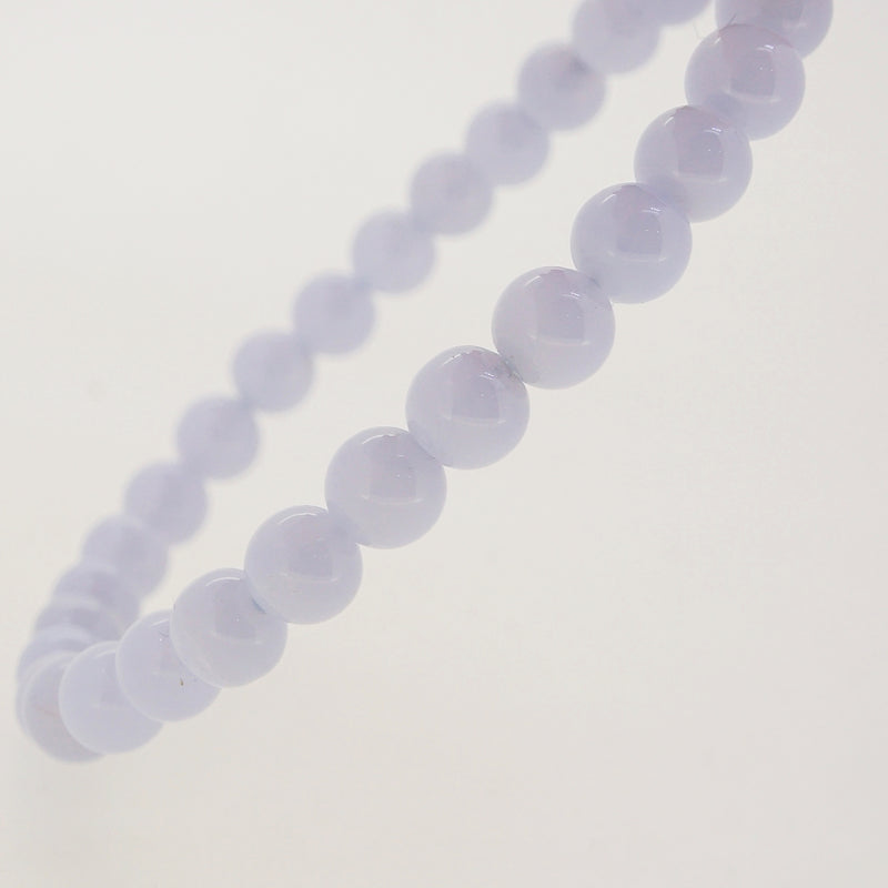 Blue Lace Chalcedony 6mm - Gaea | Crystal Jewelry & Gemstones (Manila, Philippines)