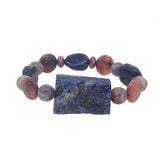 Sodalite, Lepidolite, and Dumortierite Mixed Gemstones - Gaea