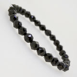 A-Grade Black Spinel Star Facets 6mm - Gaea | Crystal Jewelry & Gemstones (Manila, Philippines)