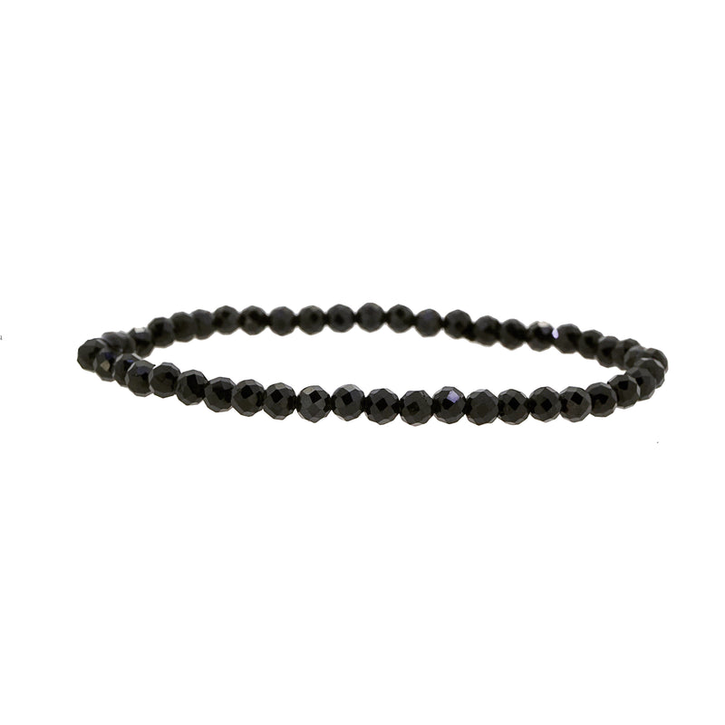 Black Tourmaline Faceted 4mm - Gaea | Crystal Jewelry & Gemstones (Manila, Philippines)