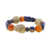 Ivory Opal, Sodalite, and Carnelian Mixed Gemstones - Gaea