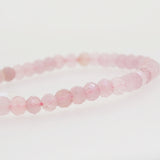 Madagascar Rose Quartz Faceted Rondelle 4.5mm - Gaea | Crystal Jewelry & Gemstones (Manila, Philippines)