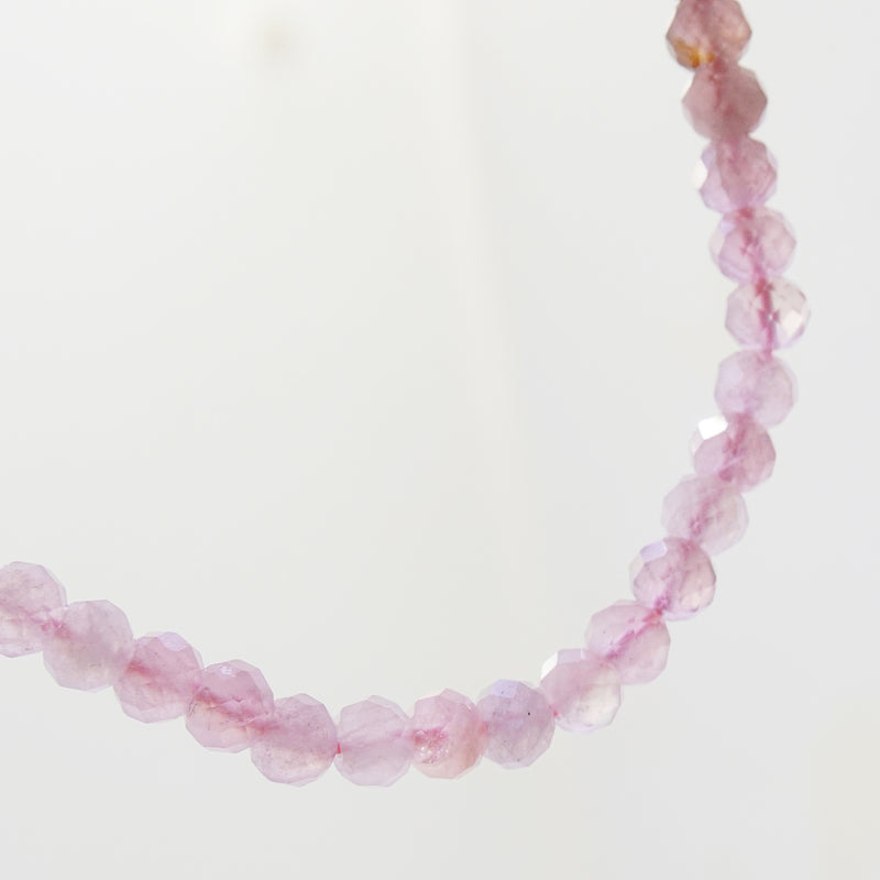 Madagascar Rose Quartz Faceted Rondelle 4.5mm - Gaea | Crystal Jewelry & Gemstones (Manila, Philippines)