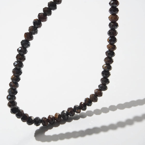 Bronzite Faceted Rondelle - Gaea