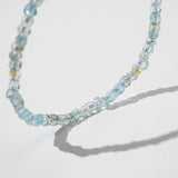 Aquamarine Faceted Rondelle - Gaea