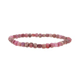 Rhodonite Faceted Cubes - Gaea | Crystal Jewelry & Gemstones (Manila, Philippines)