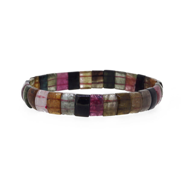 Multicolored Tourmaline Bangle (S) - Gaea