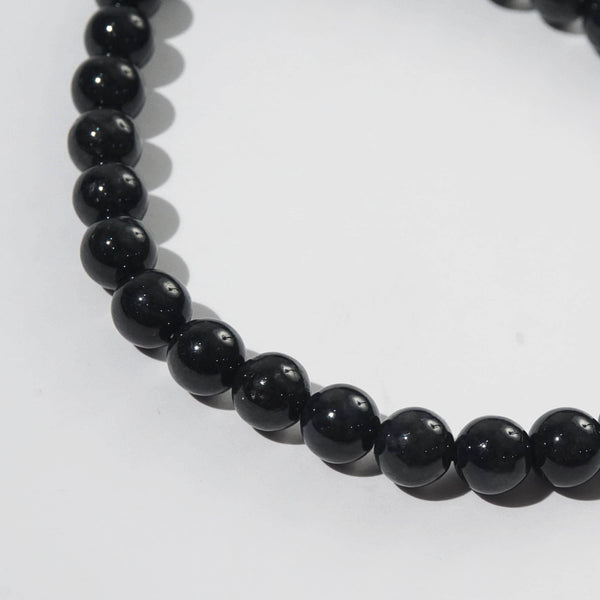 Black Burma Jadeite 6mm - Gaea