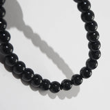 Black Burma Jadeite 6mm - Gaea