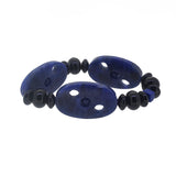 Dumortierite, Black Onyx, and Lapis Lazuli Mixed Gemstones - Gaea