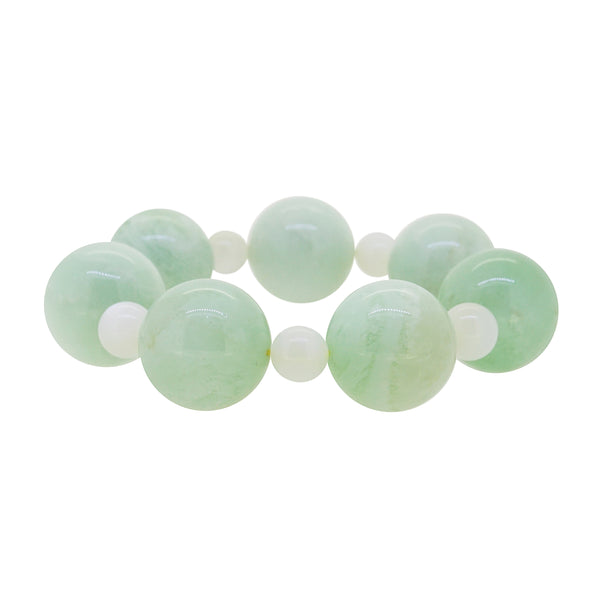 Green Moonstone 22mm and White Moonstone 9.5mm - Gaea | Crystal Jewelry & Gemstones (Manila, Philippines)