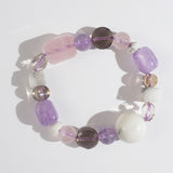 Rose Quartz, Amethyst, Dendritic Agate Mixed Gemstones - Gaea