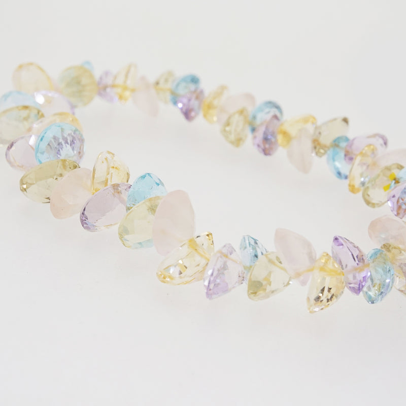 Gem-Grade Blue Topaz, Amethyst, Rose Quartz, Citrine Briolette - Gaea | Crystal Jewelry & Gemstones (Manila, Philippines)