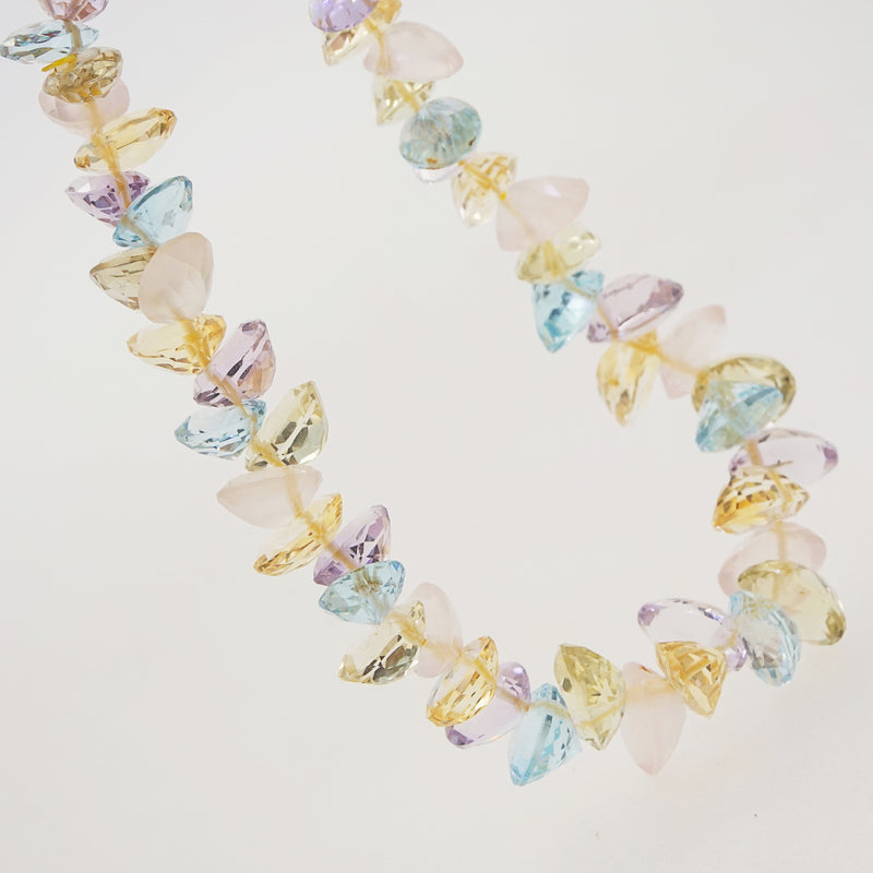 Gem-Grade Blue Topaz, Amethyst, Rose Quartz, Citrine Briolette - Gaea | Crystal Jewelry & Gemstones (Manila, Philippines)