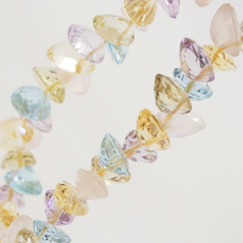 Gem-Grade Blue Topaz, Amethyst, Rose Quartz, Citrine Briolette - Gaea | Crystal Jewelry & Gemstones (Manila, Philippines)