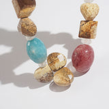 Wood Opalite, Amazonite, and Muscovite Mixed Gemstones - Gaea