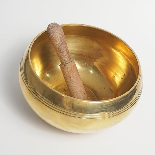 Brass Singing Bowl 15.5cm - Gaea | Crystal Jewelry & Gemstones (Manila, Philippines)