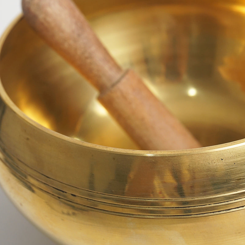 Brass Singing Bowl 15.5cm - Gaea | Crystal Jewelry & Gemstones (Manila, Philippines)
