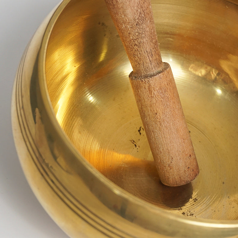 Brass Singing Bowl 15.5cm - Gaea | Crystal Jewelry & Gemstones (Manila, Philippines)