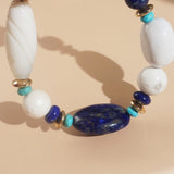 Lapis Lazuli, Dendritic Agate, Turquoise Mixed Gemstones - Gaea