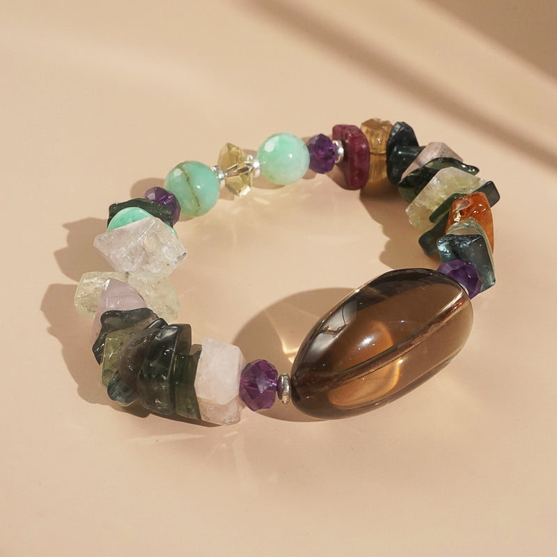 Smoky Quartz and Mixed Gemstone Nuggets - Gaea