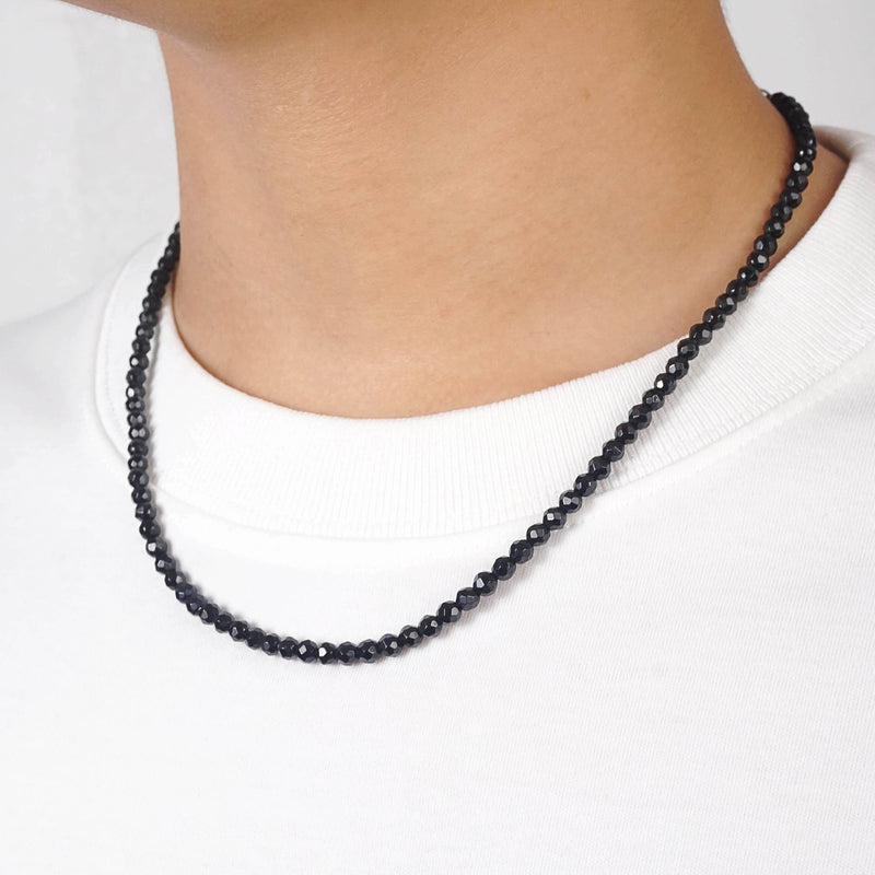 Black Onyx Faceted 4mm - GAEA