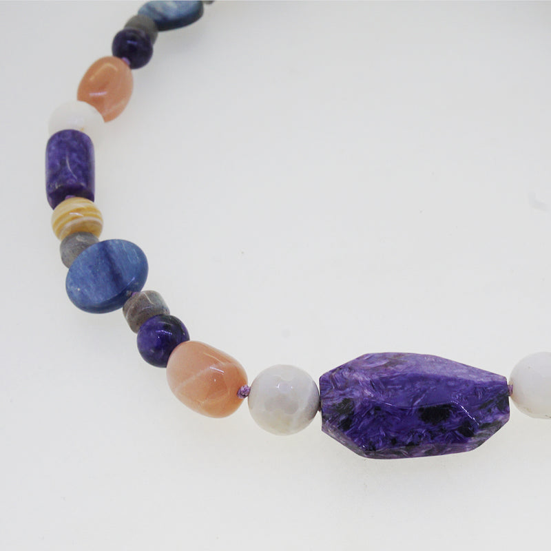 Charoite, Kyanite, Peach Moonstone, and Tiger Eye - Gaea | Crystal Jewelry & Gemstones (Manila, Philippines)