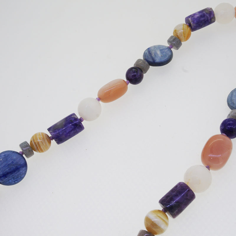 Charoite, Kyanite, Peach Moonstone, and Tiger Eye - Gaea | Crystal Jewelry & Gemstones (Manila, Philippines)