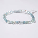 Aquamarine Micro-Faceted Rondelle - GAEA